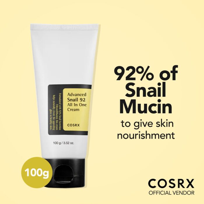 COSRX Advanced Snail 92 All In One Cream 100 ml - Image 2